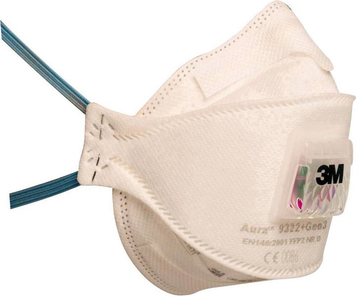 Image du produit 3M Masque de protection respiratoire Aura 9322+Gen3 avec valve (FFP2, 10 x)