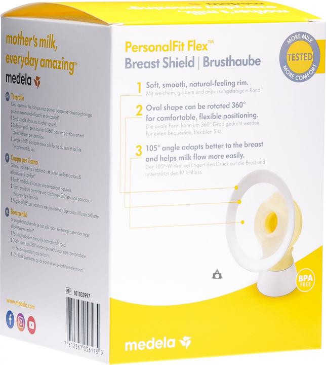 Immagine prodotto Medela PersonalFit Flex, 2 tubi toracici misura L (27 mm) (XL)