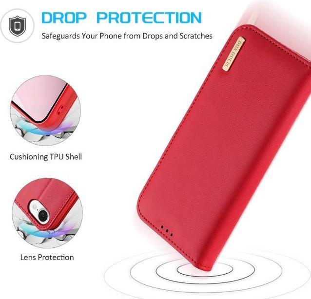 Image du produit Dux Ducis Hivo Series Leder Bookcover Hülle (Apple iPhone 16e)