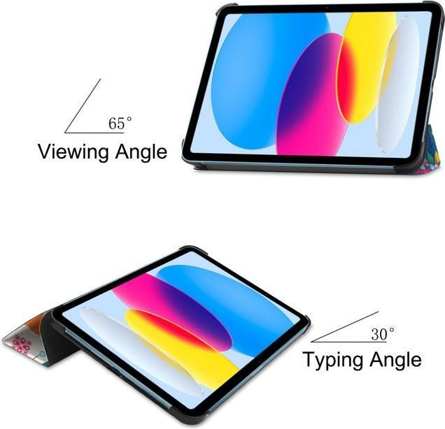 Image du produit MU Style Pochette triple pli avec motif (iPad 2025 (11e génération), iPad 2022 (10e génération))