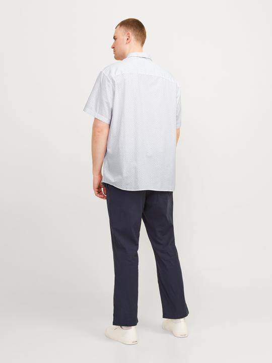 Produktbild Jack & Jones Jjplain Ditsy Detail Shirt Ss Pls (5XL)