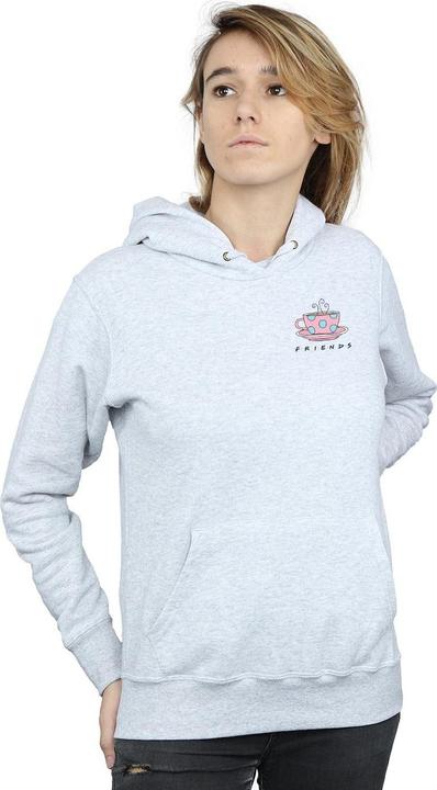 Produktbild Friends Coffee Cup Breast Print Kapuzenpullover (L)