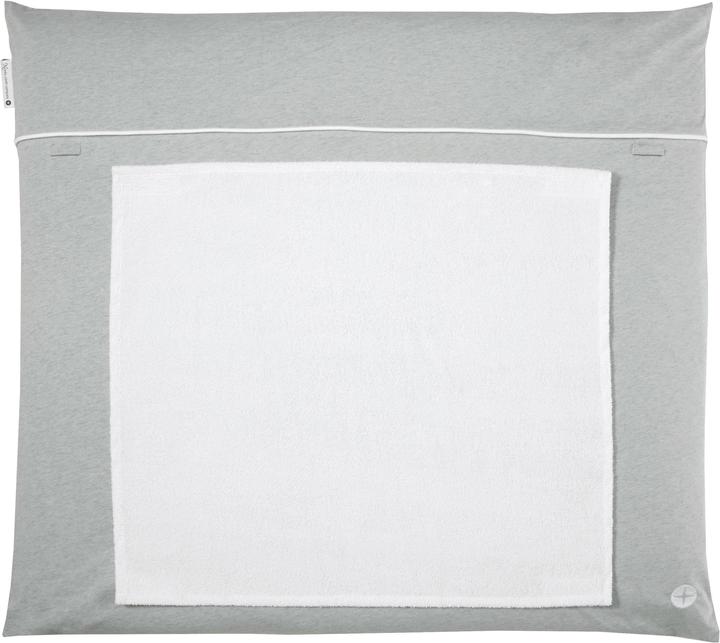 Produktbild nordic coast company Wickelauflage Stoff mit abnehmbarem Frotteehandtuch (70 x 80 cm)