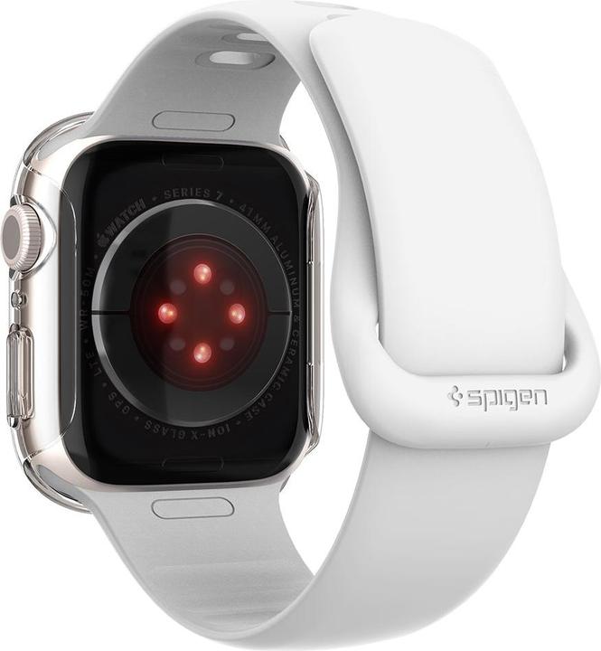 Actual product image Spigen Thin Fit case for Apple Watch 7 (41mm) crystal clear