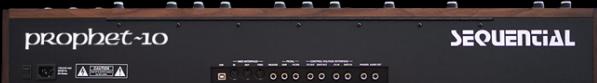 Actual product image Sequential Prophet-10 synthesiser