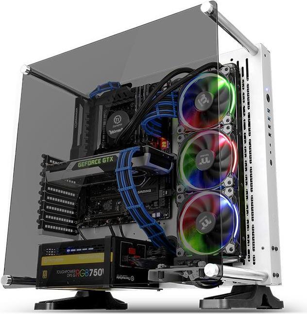 Actual product image Thermaltake Core P3 Tempered Glass Snow Edition (ATX, mATX)