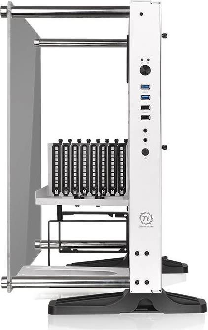 Actual product image Thermaltake Core P3 Tempered Glass Snow Edition (ATX, mATX)