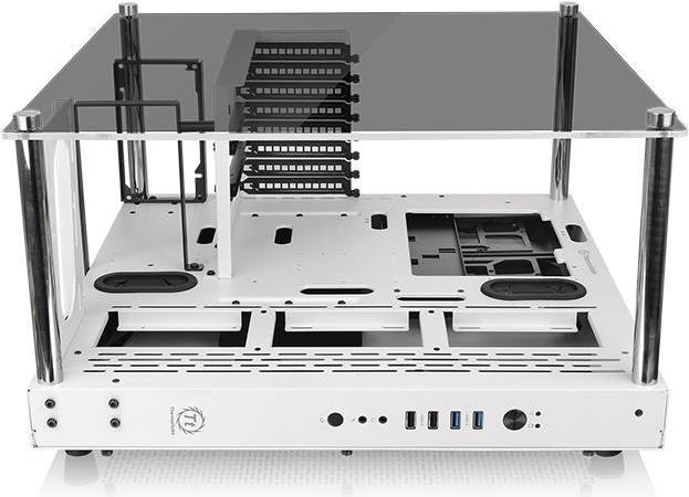 Actual product image Thermaltake Core P3 Tempered Glass Snow Edition (ATX, mATX)