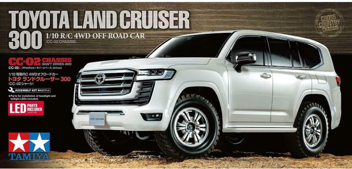 Actual product image Tamiya Scaler Toyota Land Cruiser 300, CC-02, Kit, 1:10 (Kit)