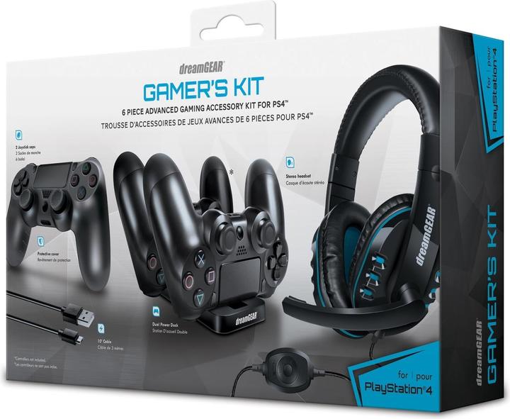 Immagine prodotto dreamGear DGPS4-6436 Kit di accessori per giochi avanzati per PS4 (nero). (PS4)