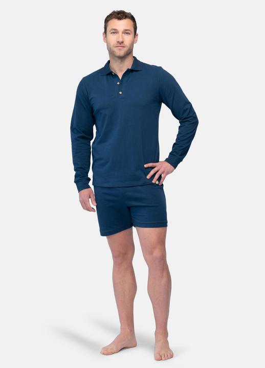 Immagine prodotto greenjama Camicia da uomo a maniche lunghe con collo a polo (M)