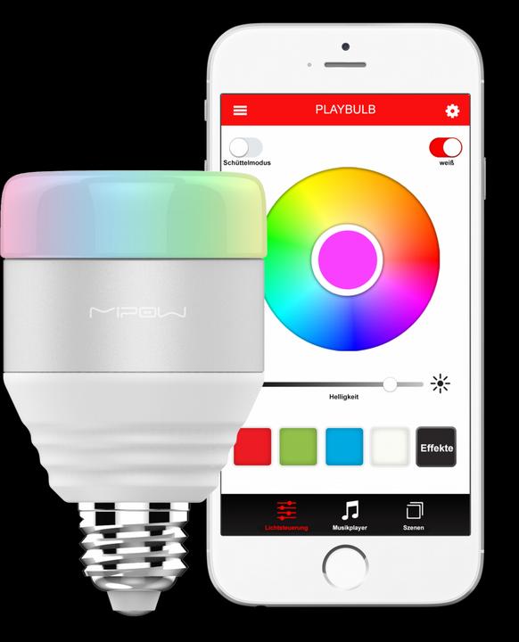 Immagine prodotto MiPow Playbulb (E27, E26, 5 W, 280 lm, 1 x, A)