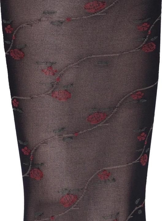 Image du produit Levee Floral 60 Collant, couleur 399 noir, taille 38-40 (60 DEN, 38 - 40)