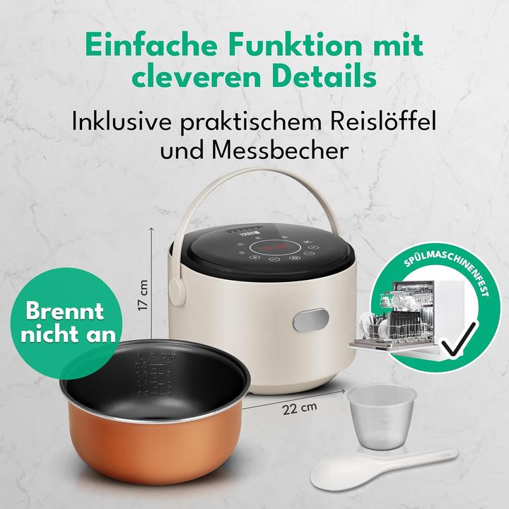 Produktbild Lebenlang Reiskocher mit Timer & Warmhaltefunktion