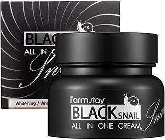 Farm Stay FARMSTAY Black Snail All in One Cream krem do twarzy all-in ze śluzem ślimaka 75ml (75 ml, 24h Creme)