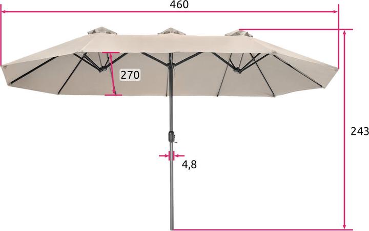 Produktbild tectake Silia (4.13 m)