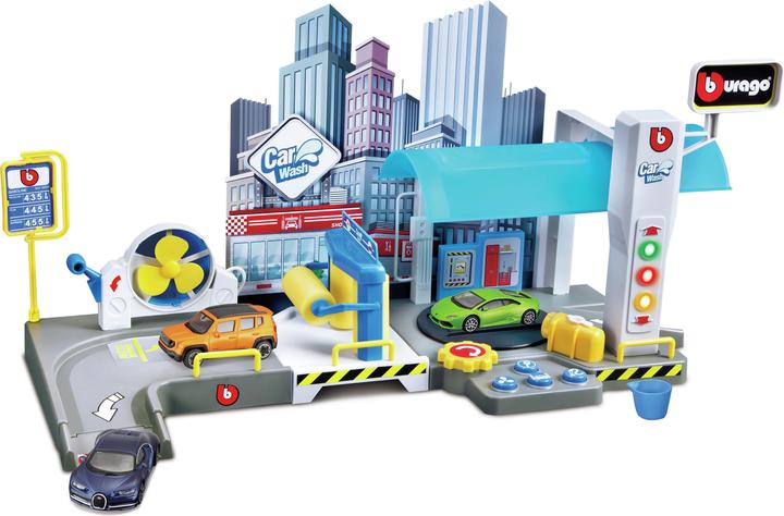 Bburago Lavage de voiture, y compris un modèle de voiture