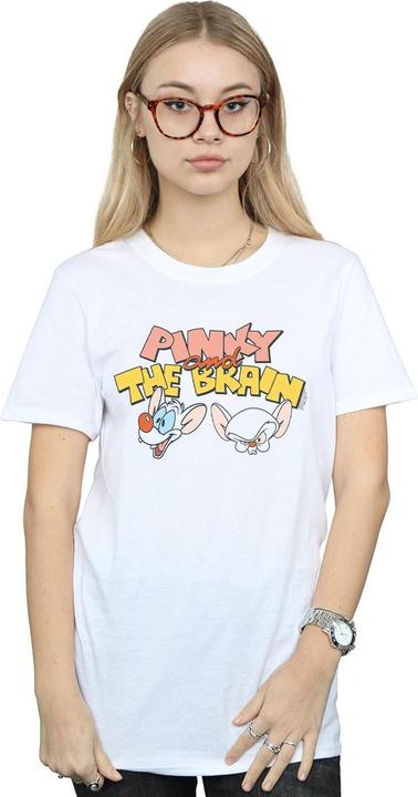 Immagine prodotto Universal Textiles Pinky And The Brain Heads Maglietta Ampia Donna (XL)