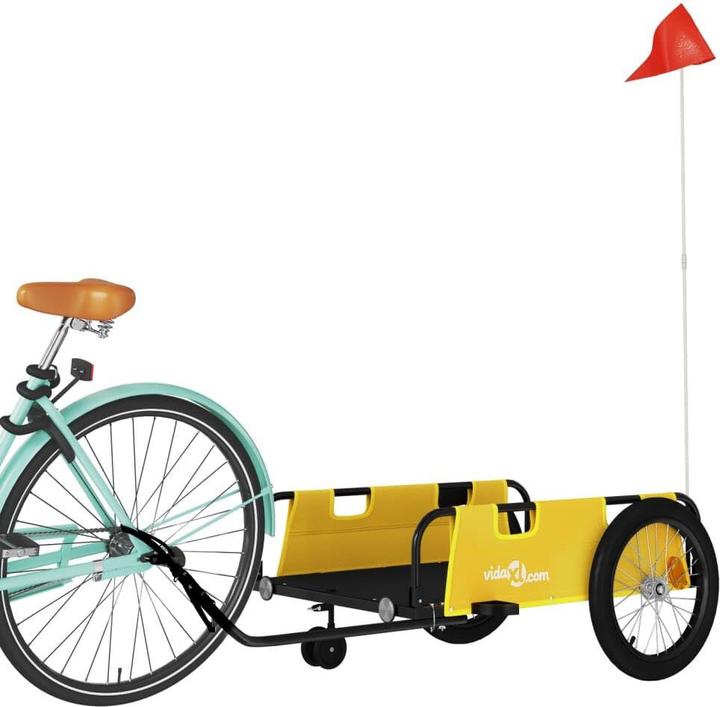 Actual product image VidaXL Fahrradanhänger Oxford-Gewebe & Eisen