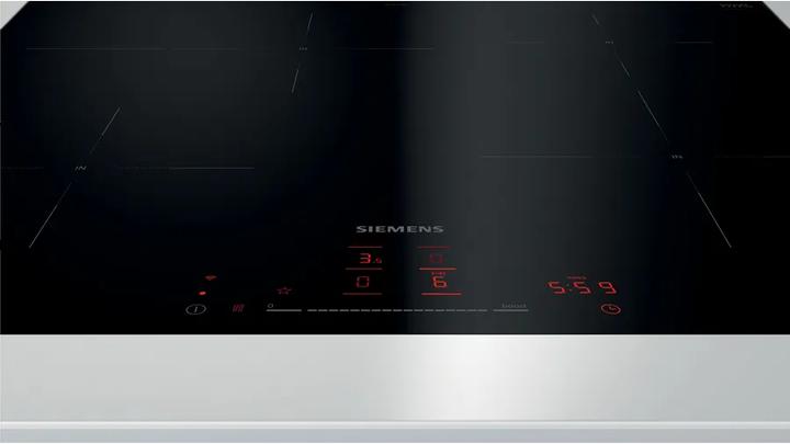 Actual product image Siemens iQ300, Induction hob, 60 cm, Black, flush (integrated), EH601HFB1E