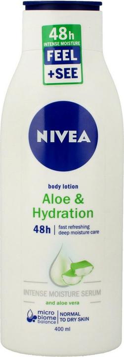 Actual product image NIVEA Aloe & Hydration Body Lotion balm do ciała 400ml (Body lotion, 400 ml)