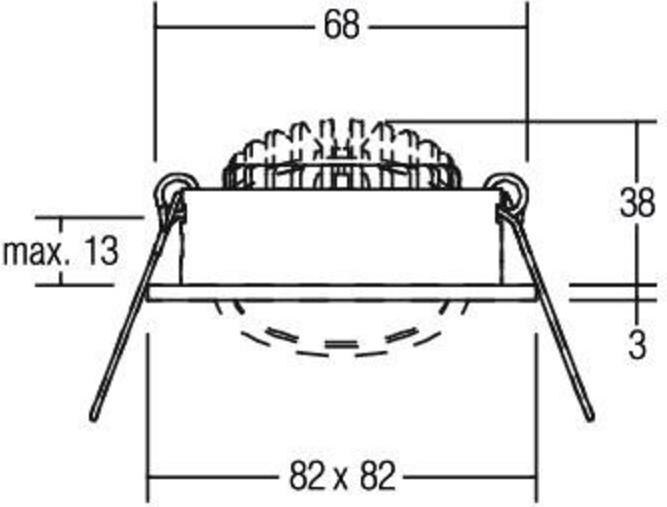 Produktbild Brumberg LED-Deckenspot (710 lm)