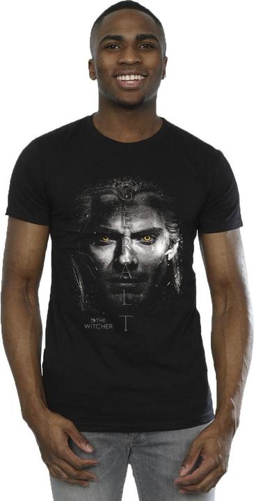 Actual product image Netflix Mens The Witcher Geralt Stare T-Shirt (XL)