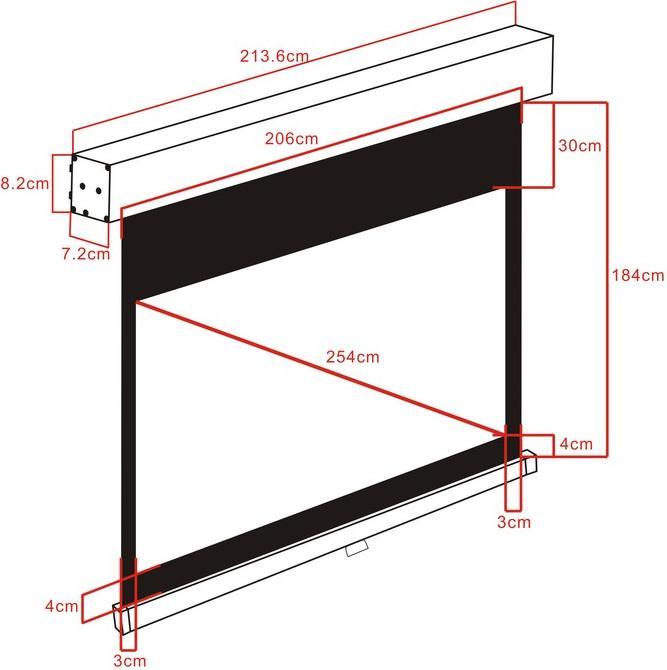 Produktbild Multibrackets Manuell (100", 4:3)