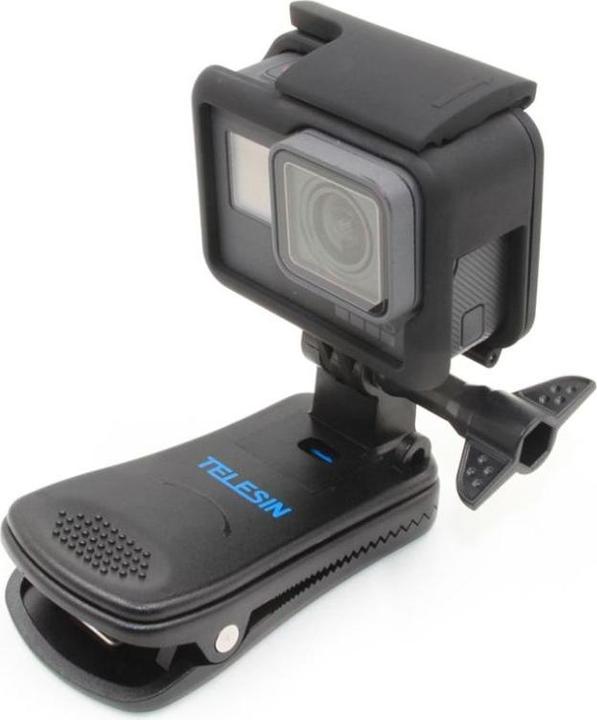 Actual product image Telesin Backpack clip mount for sports cameras (GP-JFM-003) (GoPro Hero 8, DJI Osmo Action)