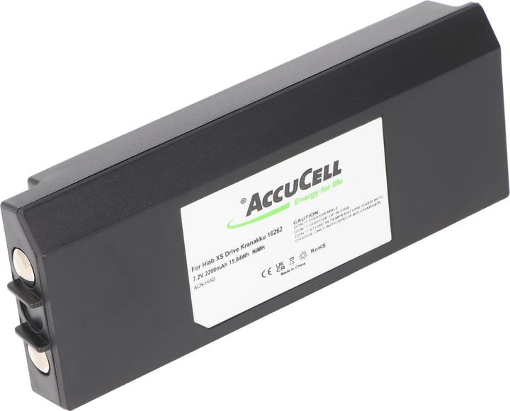 Immagine prodotto AccuCell Batteria per gru Hiab XS Drive Battery 16262, 3786692 (7.20 V, 2000 mAh)