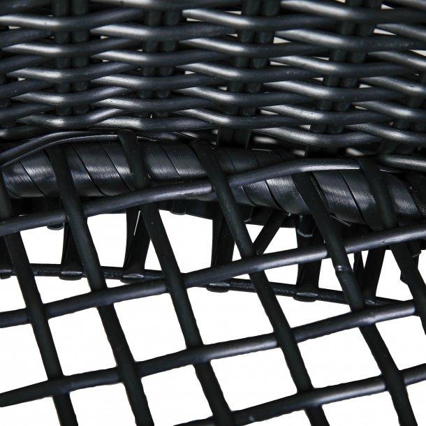 Produktbild Greemotion Hunde-Sofa Rattan-Optik rund, Schwarz, Grösse S (Hund, Katze)
