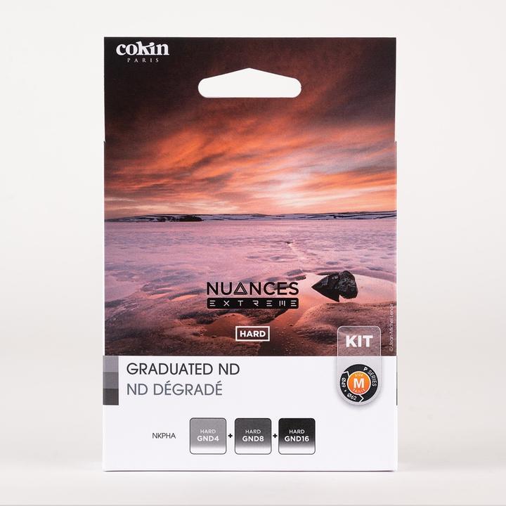 Image du produit Cokin Nuances Kit de filtres dégradés Hard Extrem (GND4H/8H/16H) (Série P (M-Size)) (Nouveauté) (Filtre gris neutre)