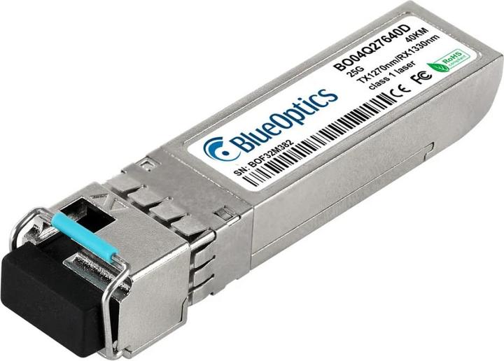 Actual product image BlueOptics Bidi SFP28 Transceiver 25GBASE-BX-U 40KM industrial