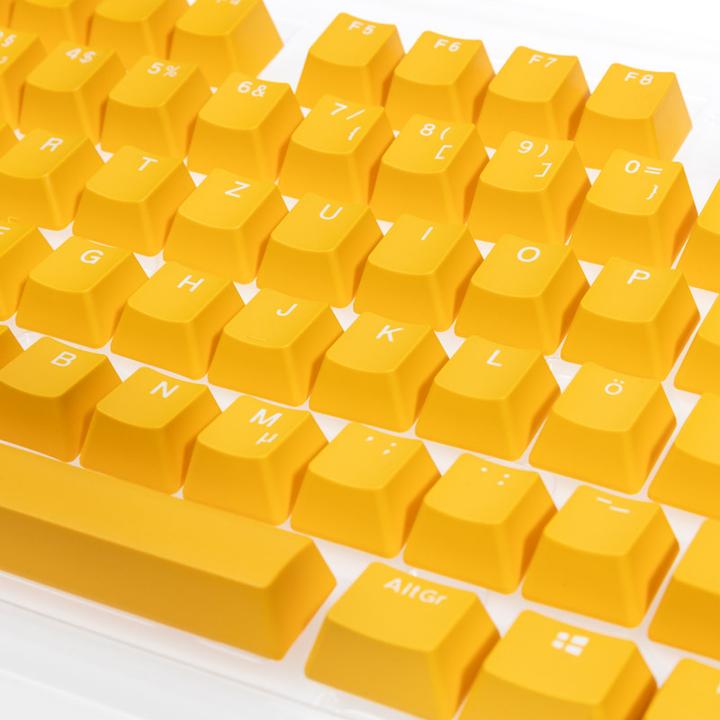 Produktbild Ducky PBT Double-Shot Keycap Set Yellow