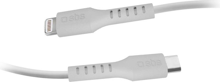 Actual product image SBS Lightning - Type-C cable for data and charging, 2 metres long (2 m, USB 3.2)