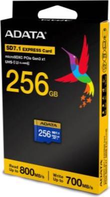 Actual product image Adata microSD 256GB Premier Extreme SD7.1 (256 GB, microSDXC, U3, UHS-II)