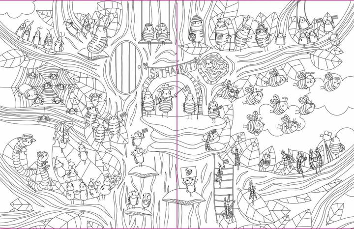 Image du produit Mon livre de coloriage géant - En route avec la petite abeille