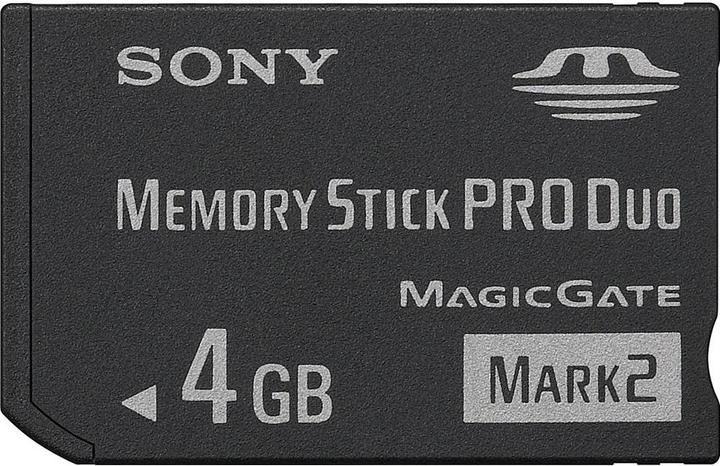Sony Memory Stick Pro Duo (4 GB, Memory Stick Duo)