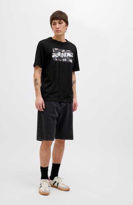 Actual product image Jack & Jones Jjhawaii Shape Tee Ss Crew Neck Ln (M)
