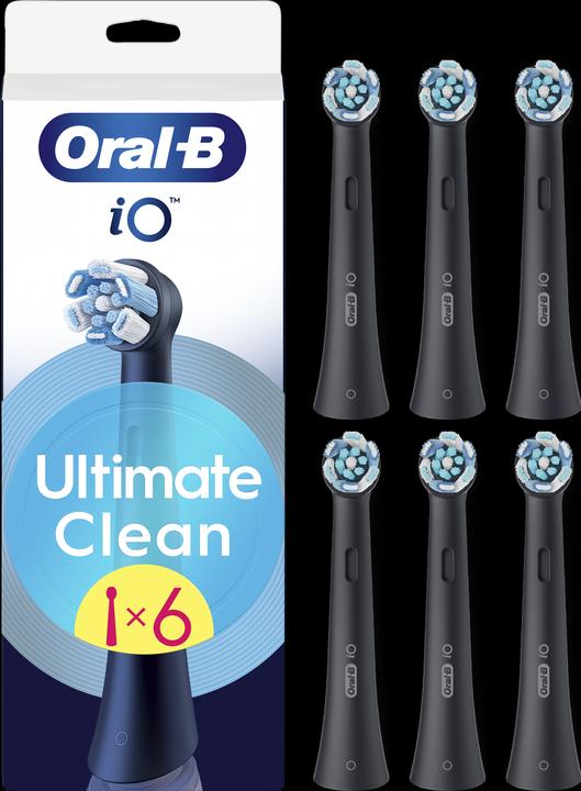 Produktbild Oral-B iO RB CBF-6 UltimateClean Black 6-pack