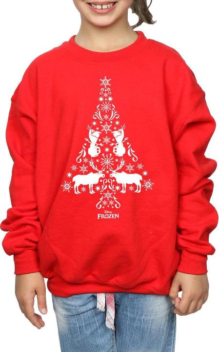 Immagine prodotto Disney Frozen Christmas Tree Felpa Ragazze (140, 146)