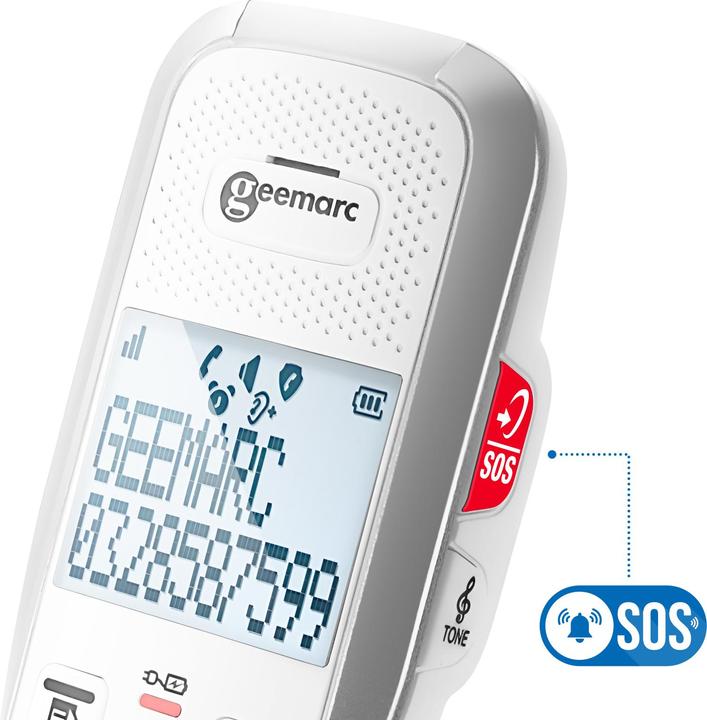Actual product image Geemarc DECT595 senior phone