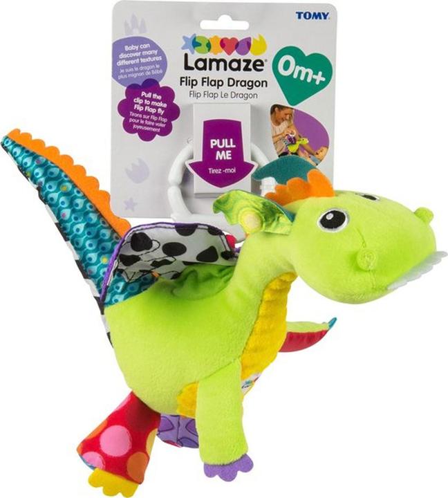 Actual product image Tomy Lamaze Flip Flap Dragon