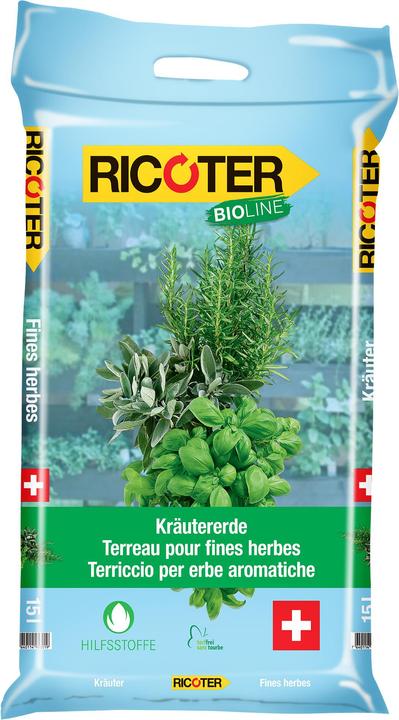 Ricoter Herbal Soil Bio Line (15 l, Soil without peat)