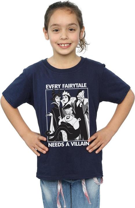 Immagine prodotto Disney Girls Every Fairy Tale Needs A Villain Maglietta in cotone (152, 158)