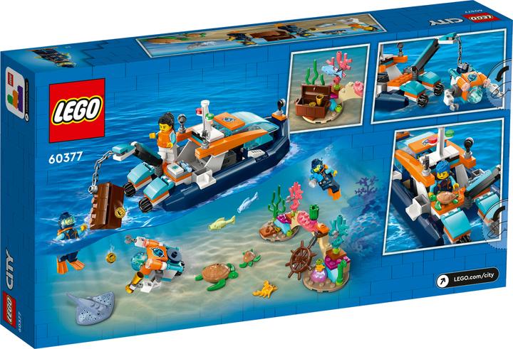 Actual product image LEGO 60377 Marine explorer boat (60377, LEGO City)