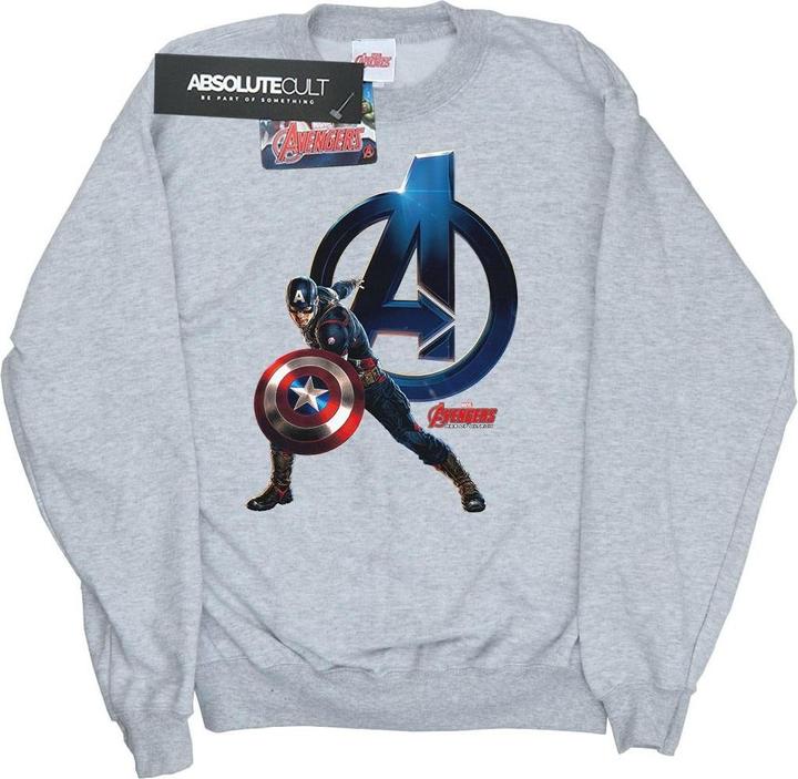 Immagine prodotto Captain America Pose Felpa Ragazzi (128)