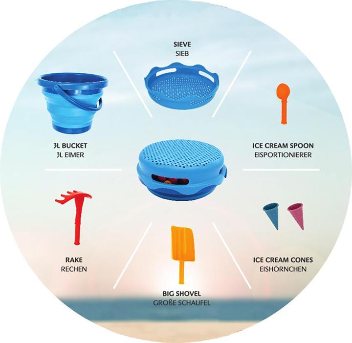 Actual product image Schildkröt 7 in 1 folding bucket