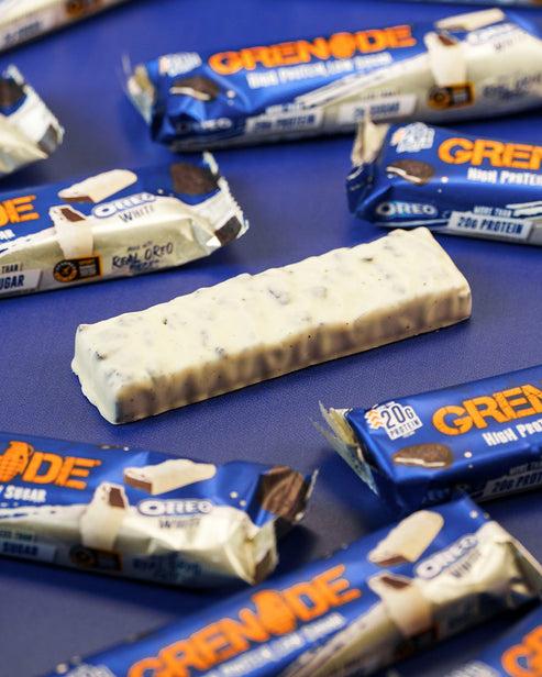 Immagine prodotto Grenade BAR® Oreo Bianco ad alto contenuto proteico 60g (Bianco Oreo, 1 pz., 60 g)