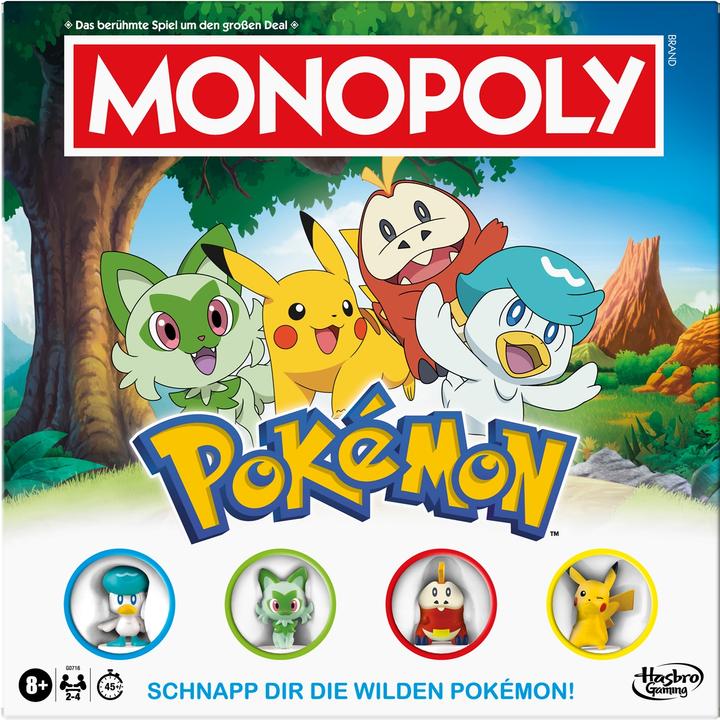 Actual product image Hasbro Gaming Monopoly Pokemon (German)